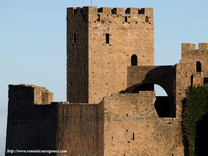 TORRE DEL HOMENAJE Y DE LA REINA, DESDE RECINTO